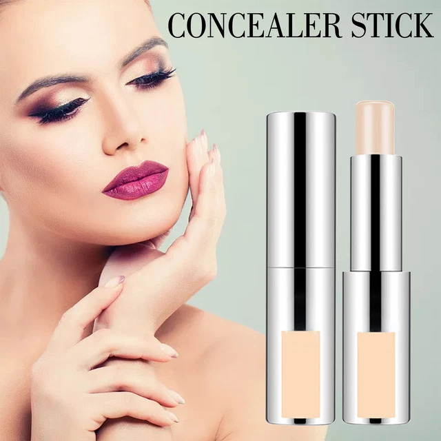 Corrector hidratante palo para cubrir la cara marcas de acné manchas círculos oscuros largos