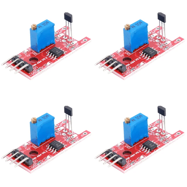 KY-024 LINEAR MAGNETIC Hall Switches DC 5V Speed Counting Sensor 4pin ...