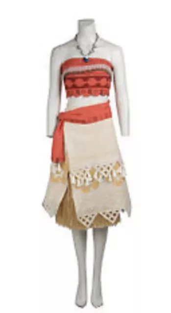 Costume Vaiana Oceania Moana maori carnevale adulti donna vestito