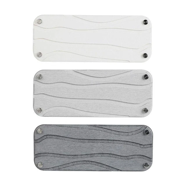 Posavasos de diatomita con ranuras, rectangular, para artículos de tocador en