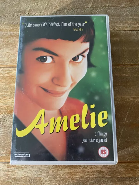 AMELIE EX RENTAL Big Box VHS Video A Film By Jean-Pierre Jeunet French ...