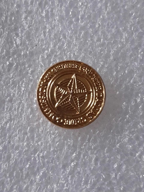 Ancien Pin's écureuil Plaqué Or émaux Strass - Vintage