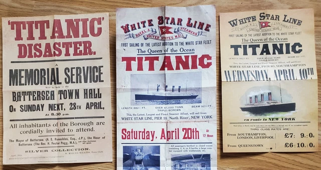 VINTAGE WHITE STAR LINE TITANIC OLIMPICO 1911 STAMPA POSTER WALL - Foto 13