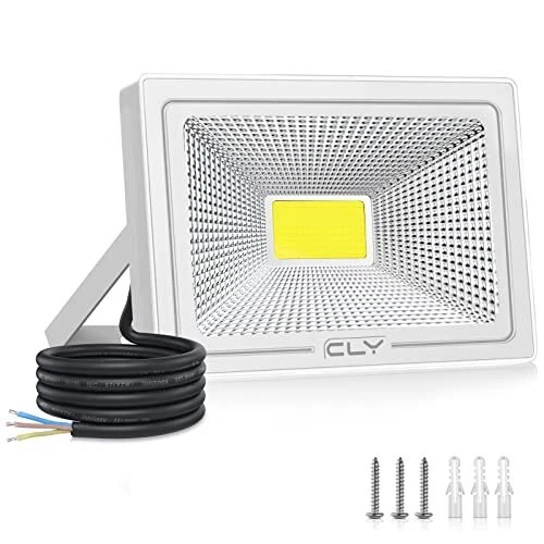 CLY Projecteur LED Extérieur 50W Spot LED Extérieur 4300LM Éclairage de Sécur...