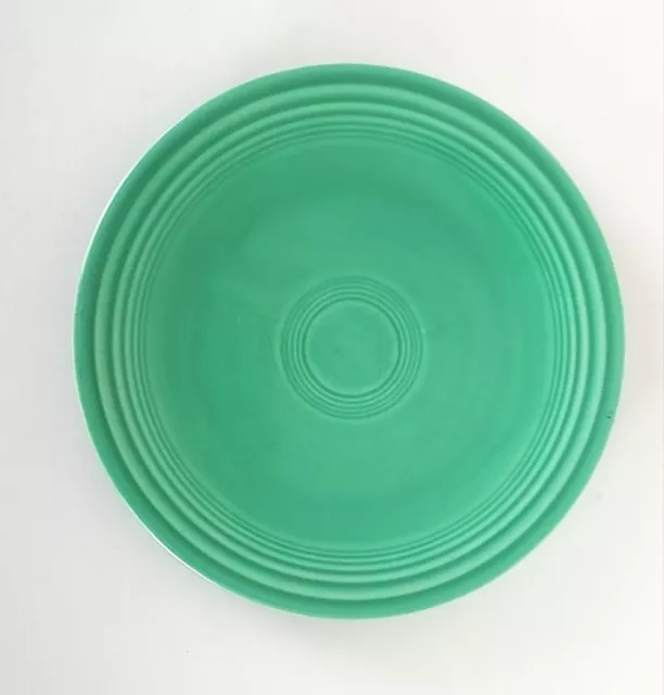 Vintage FIESTA original green bread plate  Fiestaware HLCo Art Deco Retro Diner