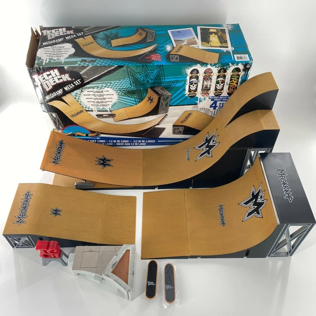 TECH DECK MEGA Ramp Mega Set Parking Lot avec boîte 2 panneaux de doigts  extras Spinmaster EUR 83,09 - PicClick FR