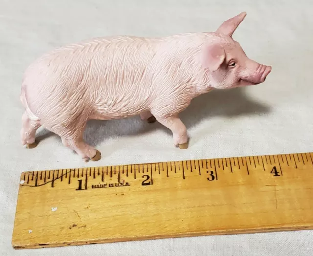 Schleich Pink Pig Sow Hog  Farm Animal Figure