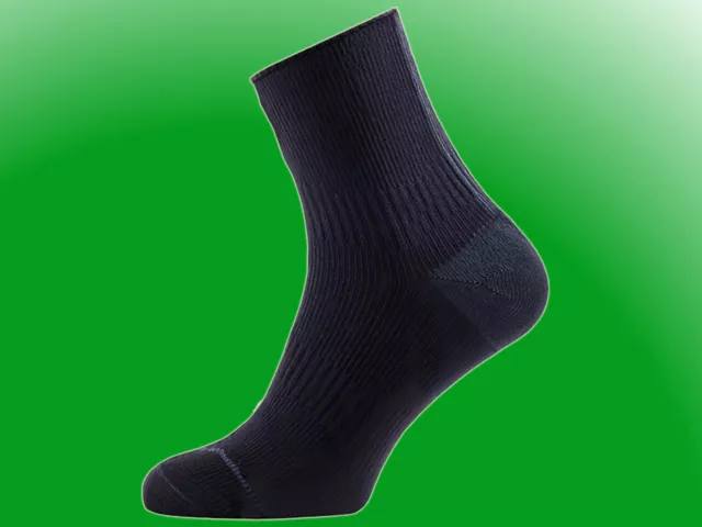 SealSkinz Road Ankle with Hydrostop black - wasserdichte / wasserfeste Socken