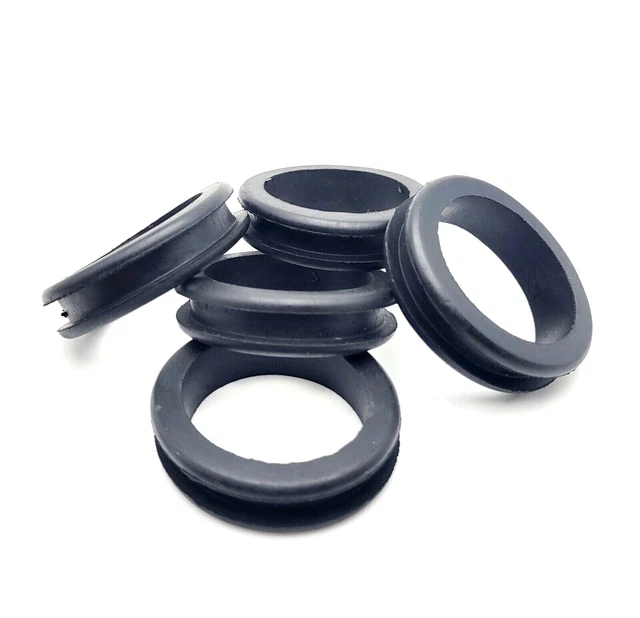 1 3/4" Panel Hole Rubber Grommets 1 1/2" ID for 1/4" Thick Wall Wiring Bushing