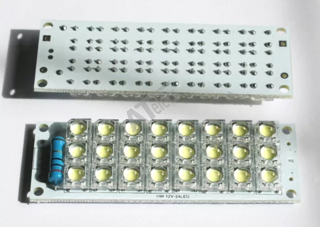 LED 12V Panel 24 oder 42 Piranha LEDs, superhell - UK Lager 3