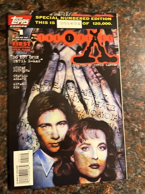 The X-Files #1 (Jan 1995, Topps) 1st Mulder & Scully 2nd print limited edit VF+