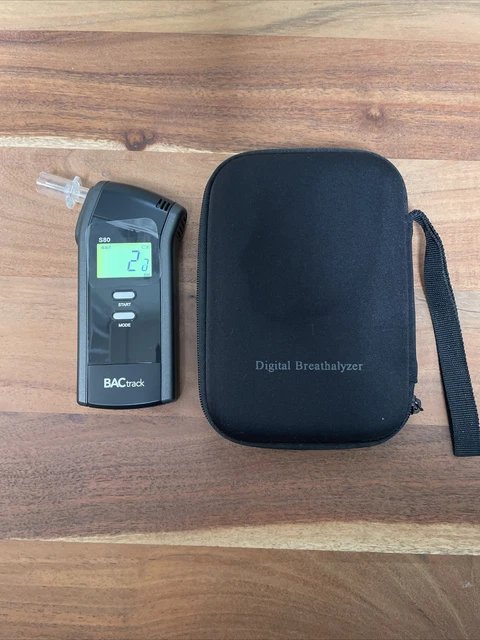 Alhalador portátil BACtrack S80 Pro - negro (limpio y en funcionamiento)