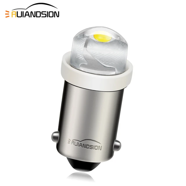 Ruiandsion BA9S LED 110-130V Lampe de sécurité industrielle 1W blanc blanc chaud