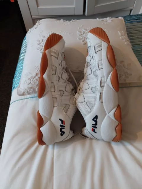 Fila spaghetti low top blanche