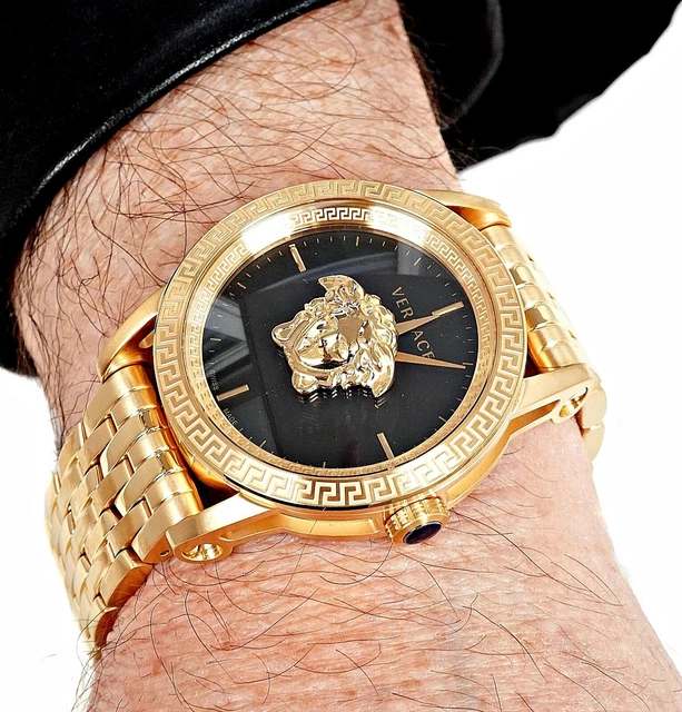 VERSACE MEN S WATCH VERD00819 Palazzo Empire IP Gold Swiss Made