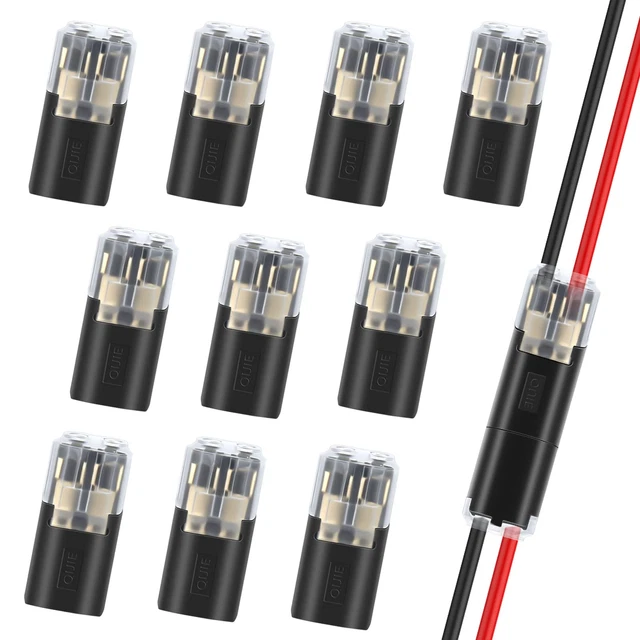 Connettori Elettrici Rapid 2 Pin - 25 Pezzi Per Cavi 18-22AWG, Senza Saldatura - Foto 13
