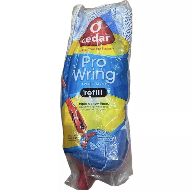 O Cedar Pro Wring Twist Mop Refill Mop Head Washable Old Packaging