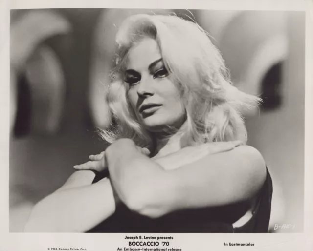 Anita Ekberg (1962) 🎬⭐ Beauty Hollywood Actress - Bombshell Vintage Photo K 181