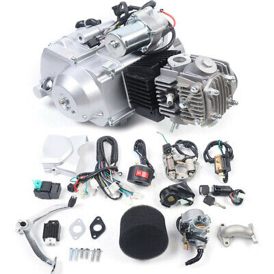 125cc 4-Takt Engine Motor Kit Semi Auto Electric Start für ATV QUAD GO KART DHL 3