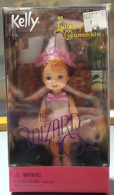 2000 Mattel Barbie Kelly as Lullaby Munchkin The Wizard of Oz Miniature Doll NIB