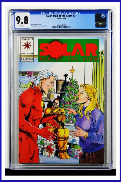 Solar Man Of The Atom #31 CGC Graded 9.8 Valiant March 1994 Comic Book