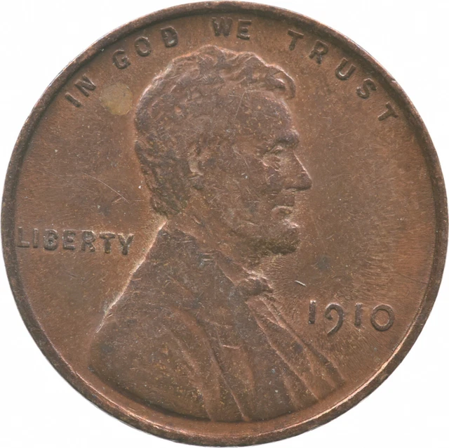 Better 1910 US Lincoln Wheat Cent Penny Coin Collection Lot Set Break *379