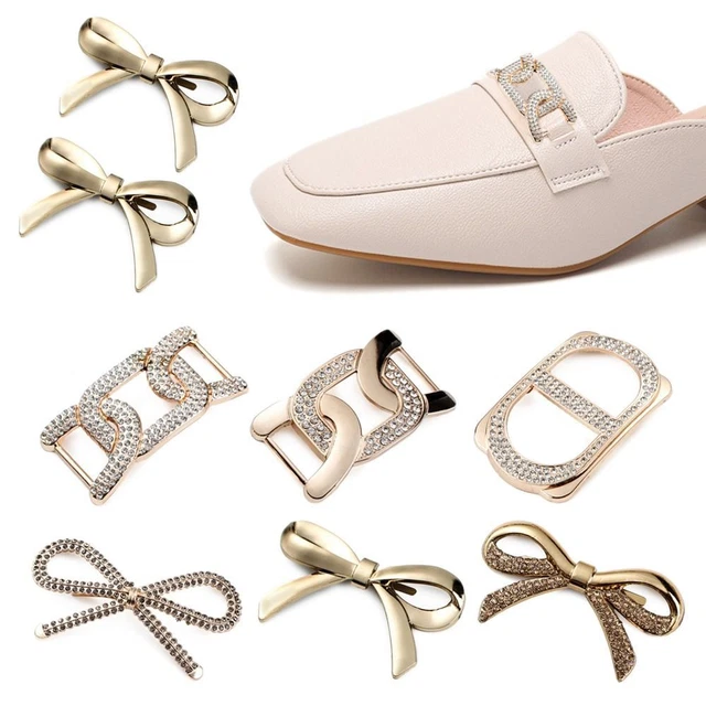 zubehör DIY Schuhe Tasche Metalls chn allen Schuhe Schnallen Metalls chuh kette