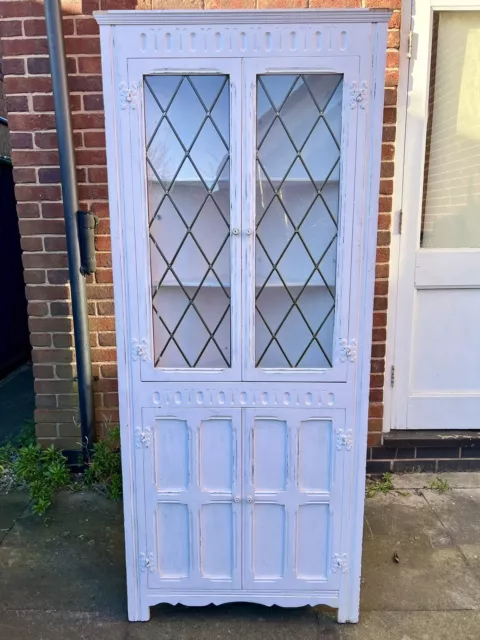 Vintage Shabby Chic Corner Display Unit