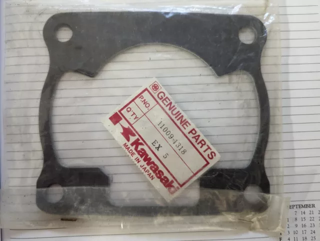 Nos Kawasaki Base Gasket 11009-1318 Kx250 Kx 250 1983 1984 New Original Oem