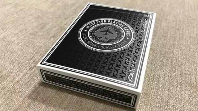 Premier Edition in Jet Black (Private Reserve) by Jetsetter Playing Cards