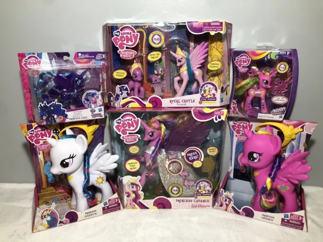 NEW My Little Pony PRINCESS Bundle of 6 Friendship Is Magic G4 FiM