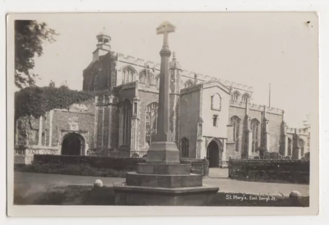 St. Marys Church East Bergholt RP Postcard #2, B438