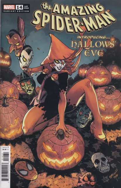 AMAZING SPIDER-MAN #14 (ED MCGUINNESS HALLOWS EVE VARIANT) COMIC BOOK ~ Marvel