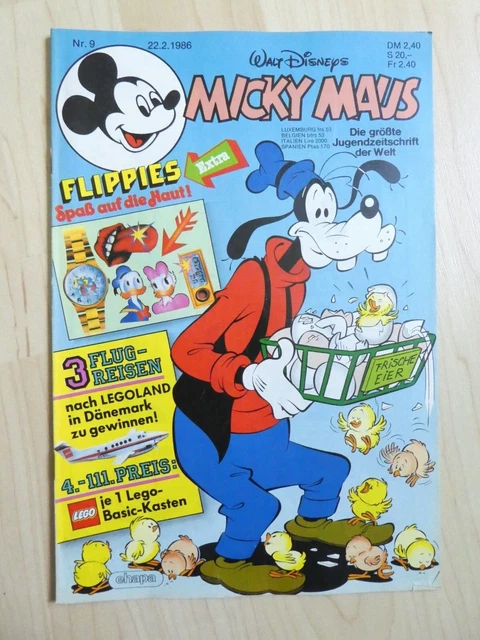 Walt Disneys Micky Maus Heft Nr. 9 vom 22.2.1986