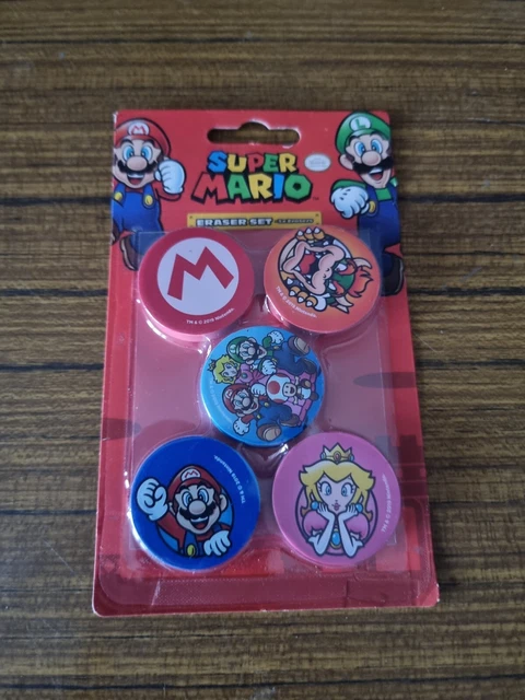 Super mario eraser set