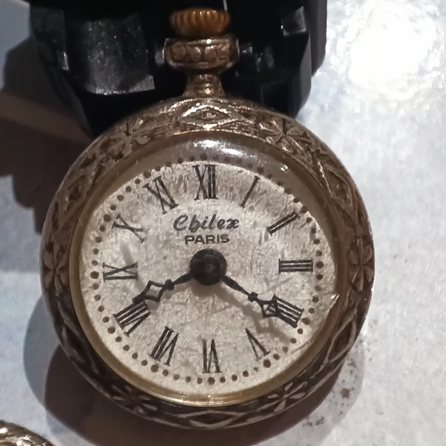 Montre De Poche Embey Antichoc - 17 Rubis, Mécanique à Réviser - Occasion