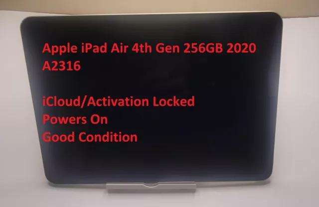 Apple iPad Air 4th Gen. 256GB, Wi-Fi  10.9 in - Green A2316 2020  (iC Locked)