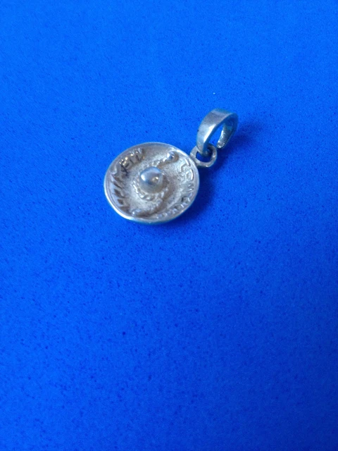 Pendentif Charm Breloque Sombrero En Argent Sterling - Occasion Bon état - Bijou Fantaisie Original