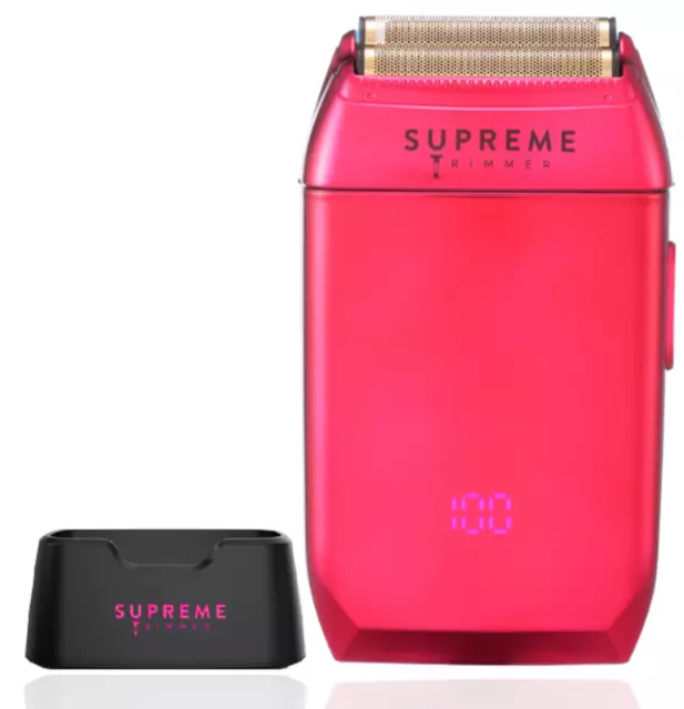 Supreme Trimmer CRUNCH IPX6 Foil Shaver STF602 | For Short Hair & Stubble | Pink