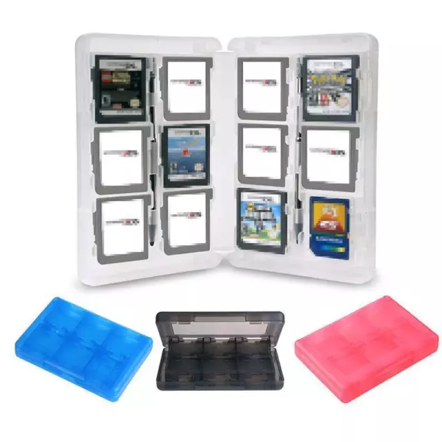 28 in 1 Game SD Card Holder Case Cartridge Storage Box for 3DS DS Gaming Card