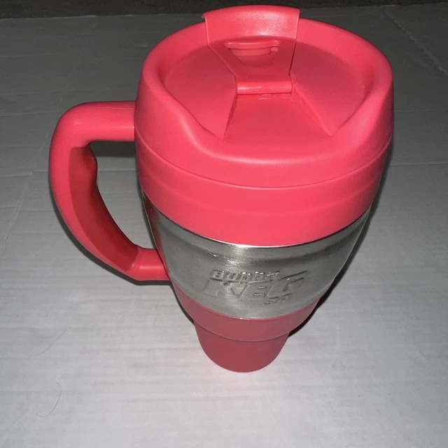 Bubba Keg 34oz Travel Mug Pink Stainless Steel Insulated Hot Cold 3