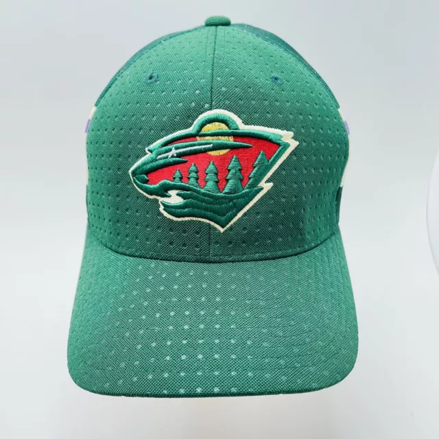 Men's Minnesota Wild adidas Black Hockey Fights Cancer Practice Jersey