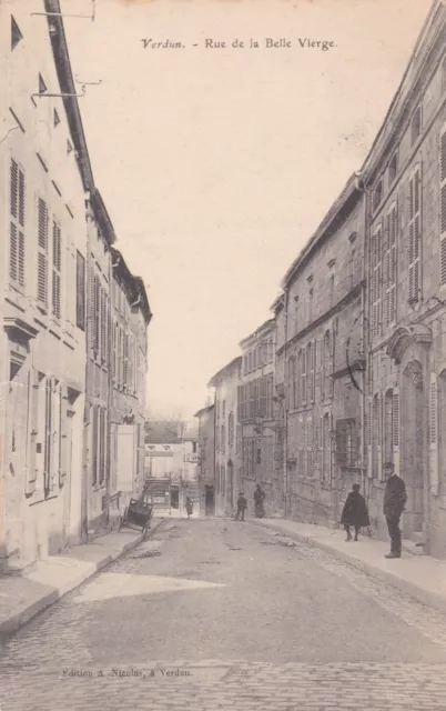 CPA 55 VERDUN Rue de la Belle Vierge