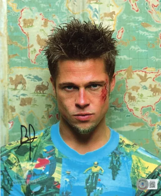 Brad Pitt Signed 10x8 Photo Beckett Certified BH74303