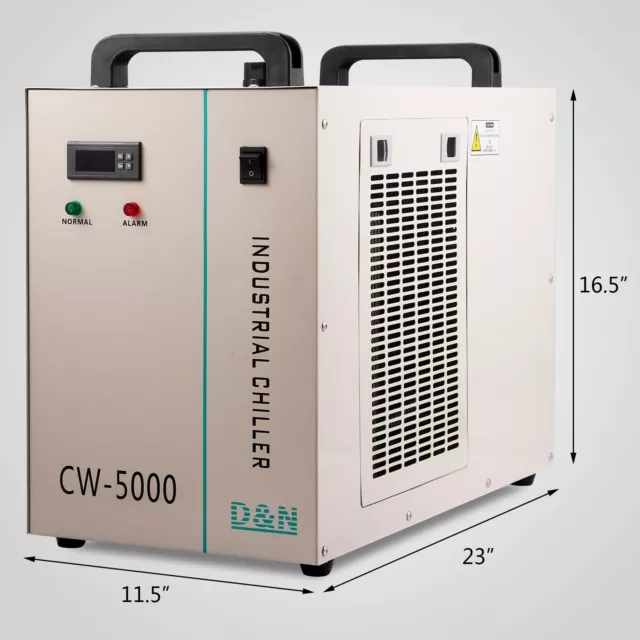 CW-5000 Industrial Water Chiller Cooling System For  CO2 Laser Engraver Machine