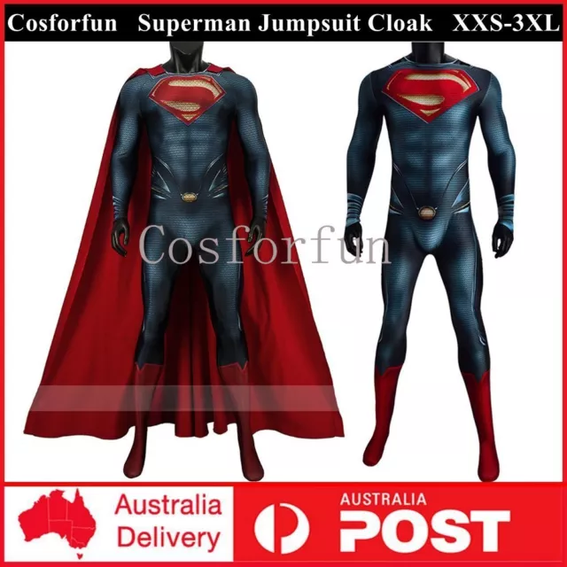 Man of Steel Superman Clark Kent Cosplay Costume mp005140