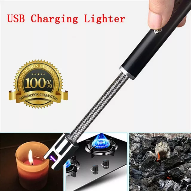 USB BBQ Gas Lighter Electric Ignition Outdoor Indoor Kitchen Cooker Rechargable