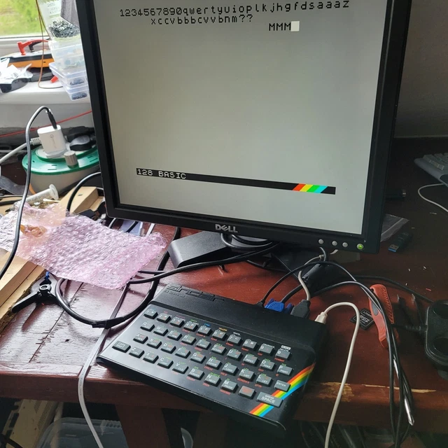 ZX SPECTRUM PICO 128k 48k Sinclair computer in 48k custom Computer case ...