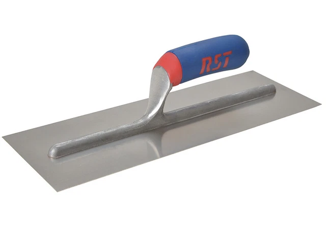 R.S.T. de Plâtrier Arrivée Truelle Acier Inoxydable Doux Tactile Poignée 13 X