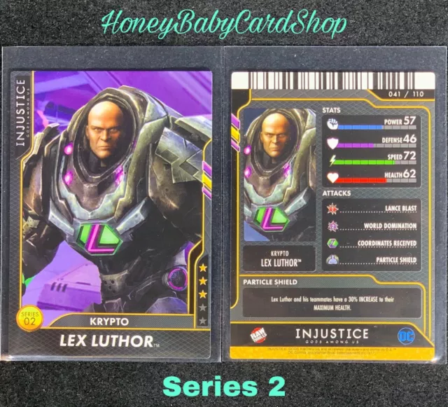 Injustice Arcade GEM MINT Series 2 Card 41 Krypto Lex Luthor